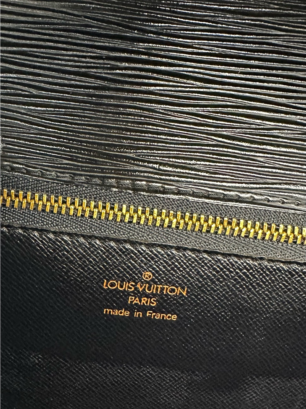 Louis Vuitton Black Epi Leather Top-Handle Satchel with Gold Hardware - Picture 11 of 16